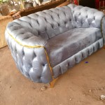Round concave chairs