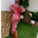 Luxury fitted Long gown